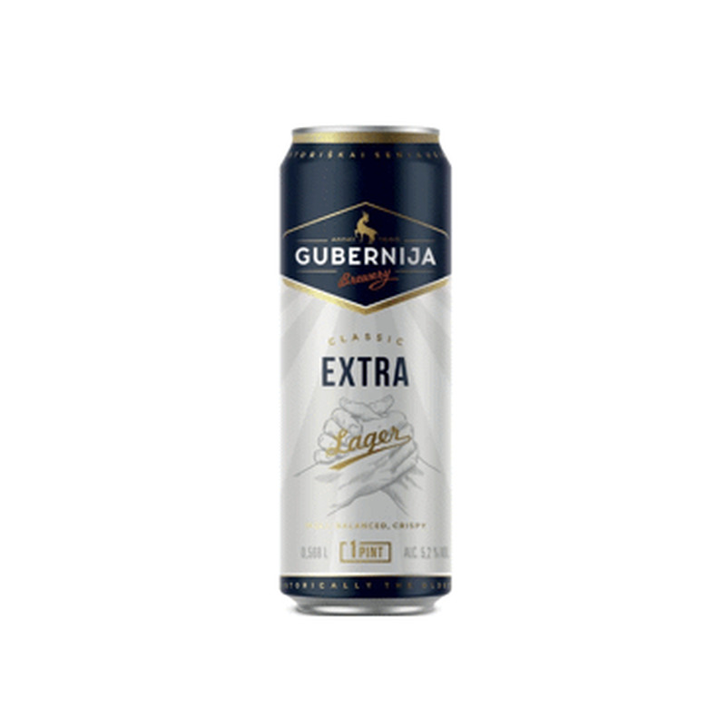 Õlu GUBERNIJA Ekstra Lager 5.2% 568ml