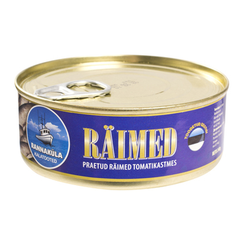 Praetud räimed tomatikastmes, RANNAKÜLA, 240 g