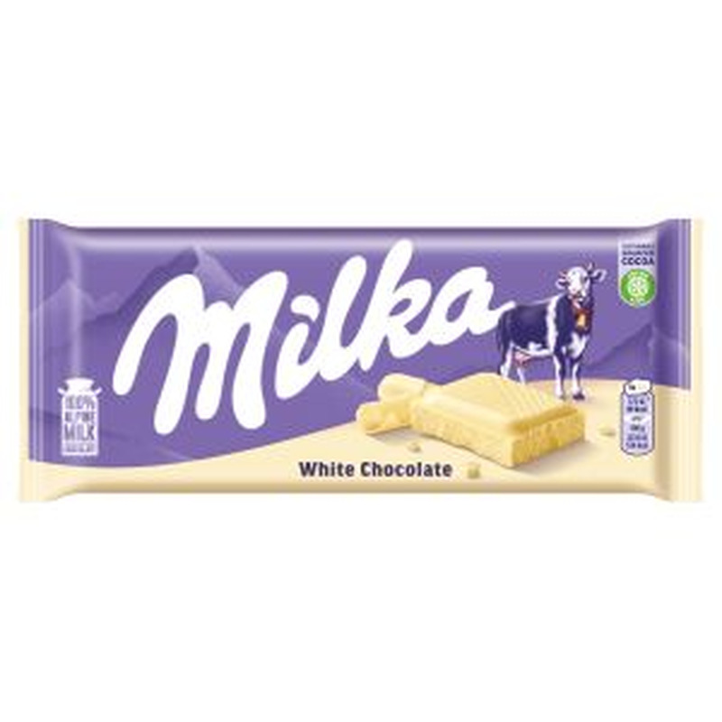 Valge šokolaad, MILKA, 100 g