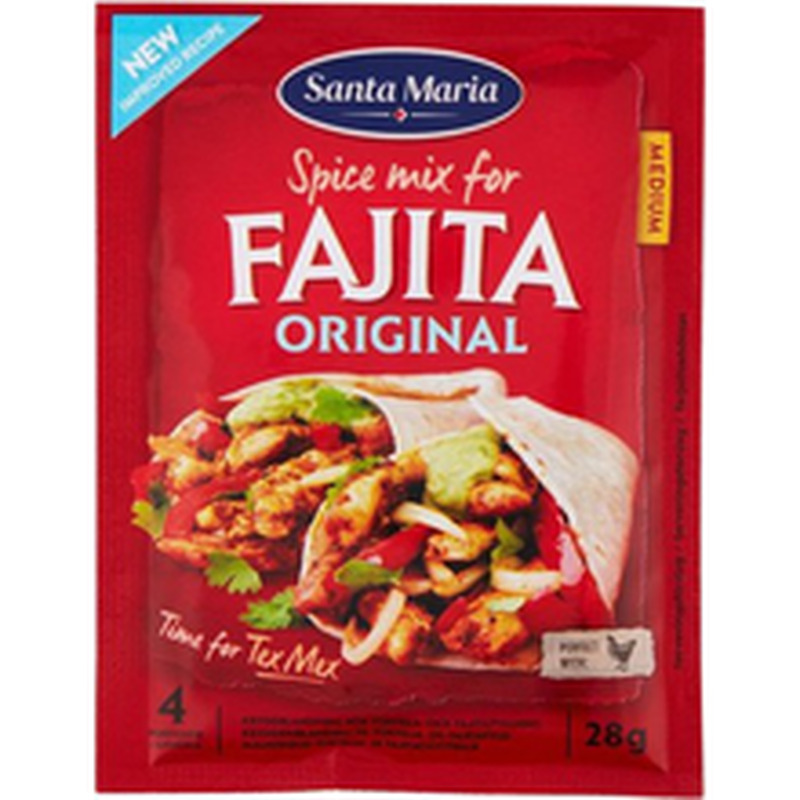 Santa Maria Tex Mex maitseainesegu Fajita Original, 28 g