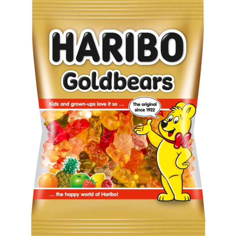 Kummikommid Haribo Goldbears 100g