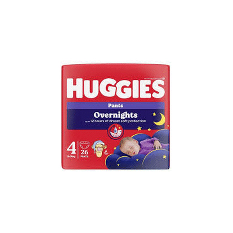 Püksmähkm.HUGGIES Overnights S4 26tk