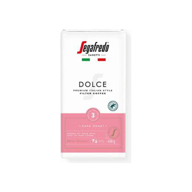 Jahvatatud kohv SEGAFREDO Dolce 450g