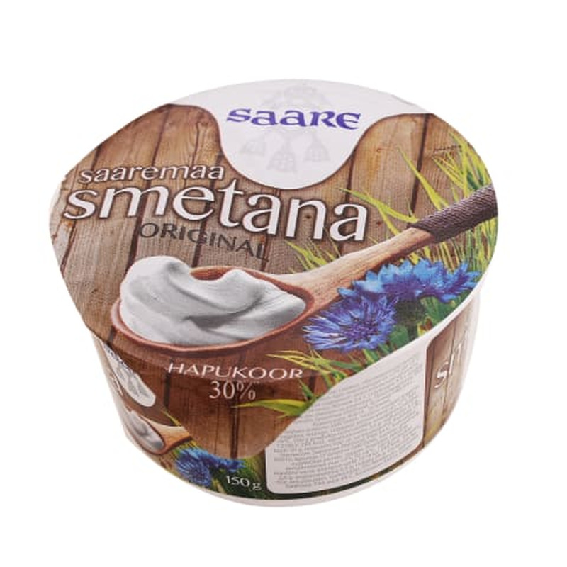 Hapukoor Smetana 30%, SAARE, 150g