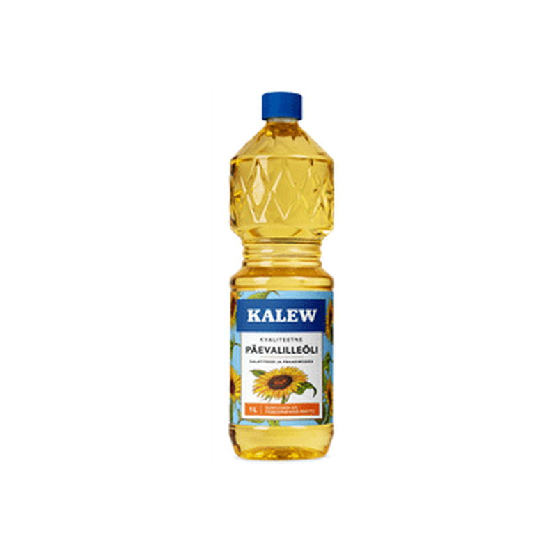 Päevalilleõli rafineeritud, KALEW, 1 L