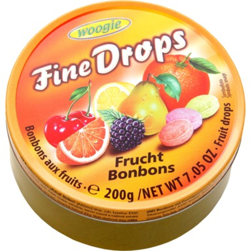 WOOGIE Fine Drops frucht 200g (metallkarp)