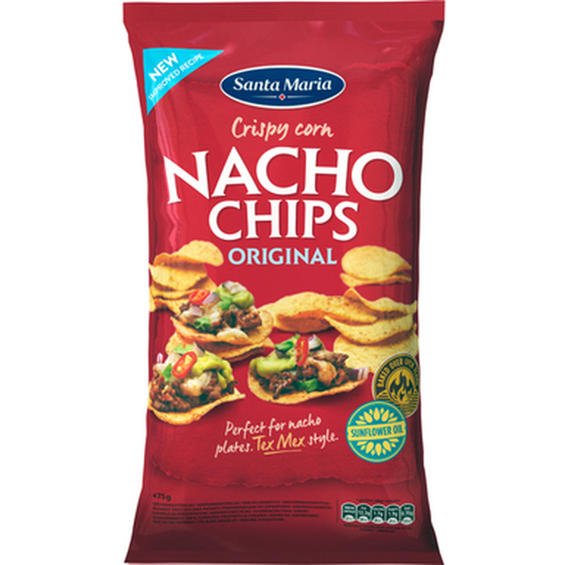 SM Tex-Mex Nacho tortiljakrõpsud 475g