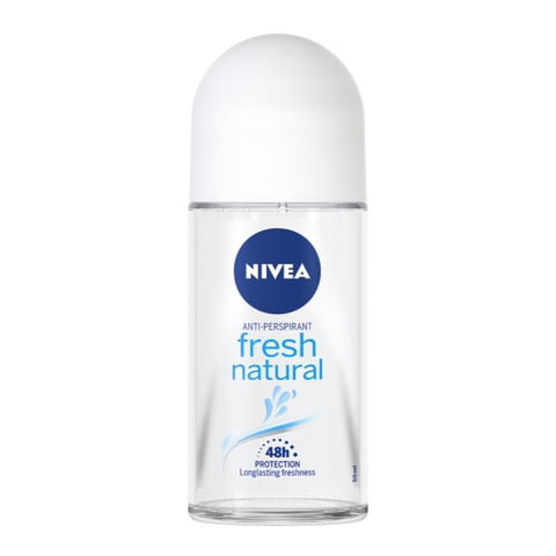 Rulldeodorant Fresh Natural naistele, NIVEA, 50 ml