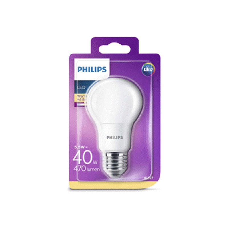 LED lamp PHILIPS 6W E27 A60