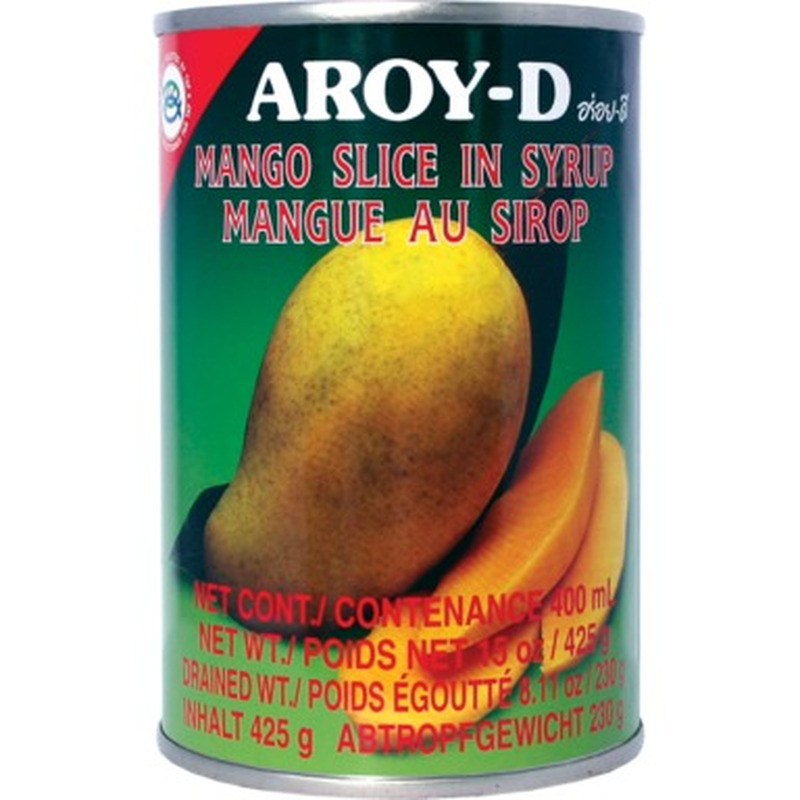 AROY-D Mangoviilud siirupis 425g