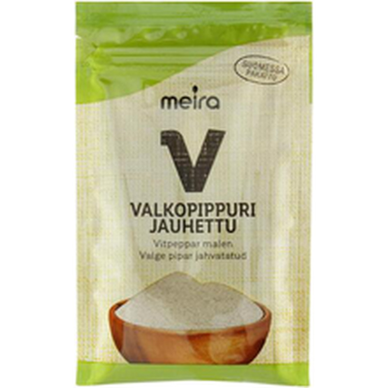 Valge pipar jahvatatud, MEIRA, 31 g