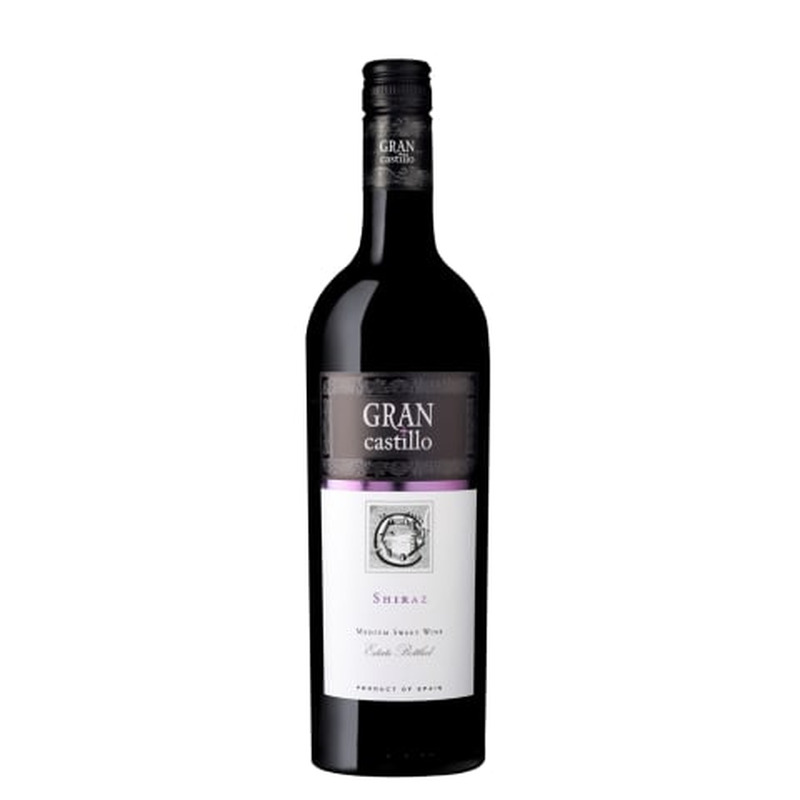 Kaitstud päritolunimetusega vein Gran Castillo Shiraz 0,75l