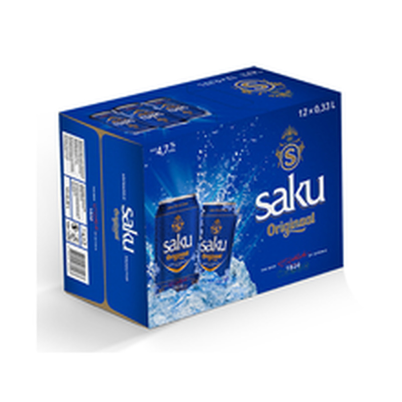 Õlu Originaal 12-pakk, SAKU, 12 x 330 ml