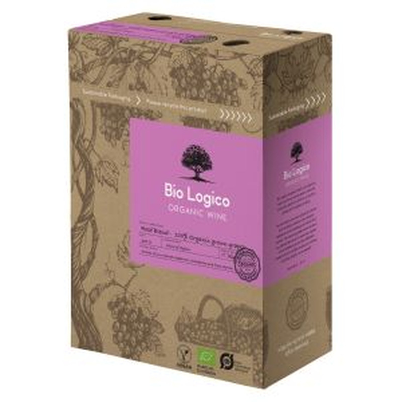 Bio Logico Organic Rose Wine 3L roosa vein