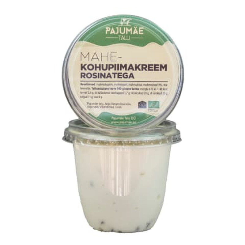 Mahe kohupiimakreem rosinatega Pajumäe 265g