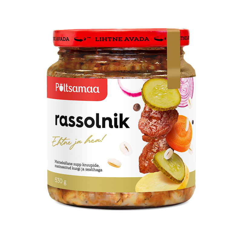 Rassolnik sealihaga, PÕLTSAMAA, 530 g