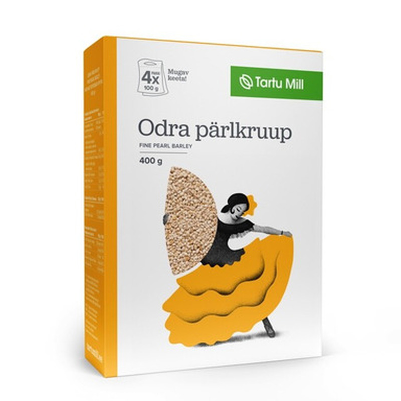 Odra pärlkruup 4x100g, TARTU MILL, 400 g