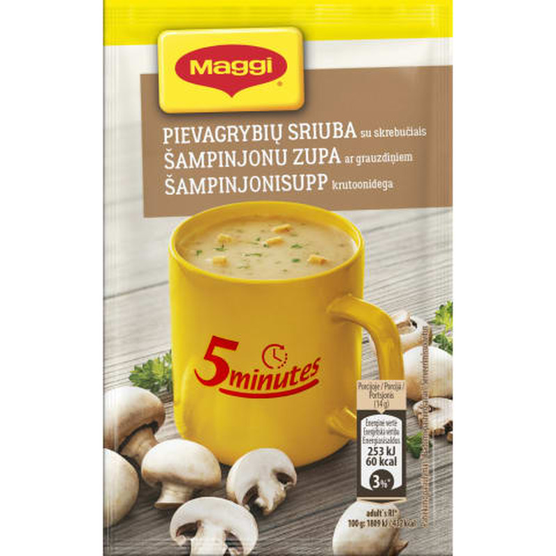 Kiirsupp šampinjoni-saiakuubikutega, MAGGI, 15 g