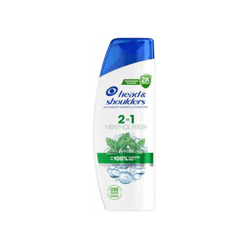 Šampoon H&S Menthol 2in1 330ml