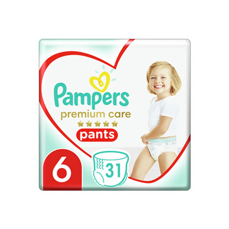 Püksmähk.PAMPERS Prem.Care s6,31tk 15+