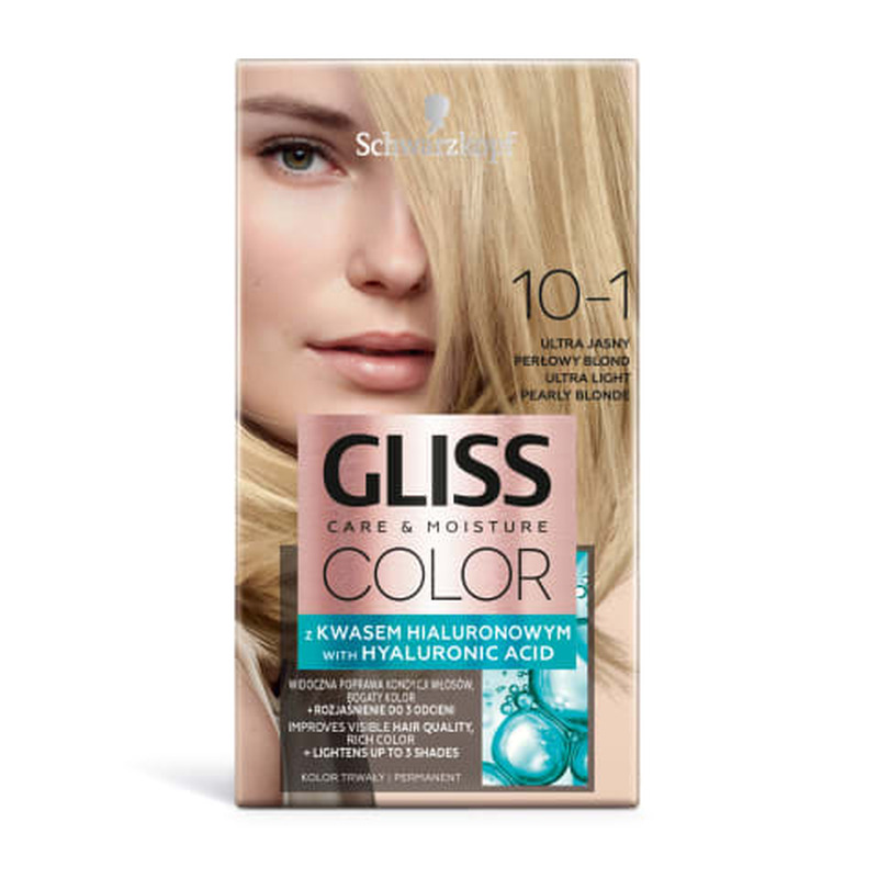 Juuksevärv Gliss Color 10-1 ultrahele pärliblond