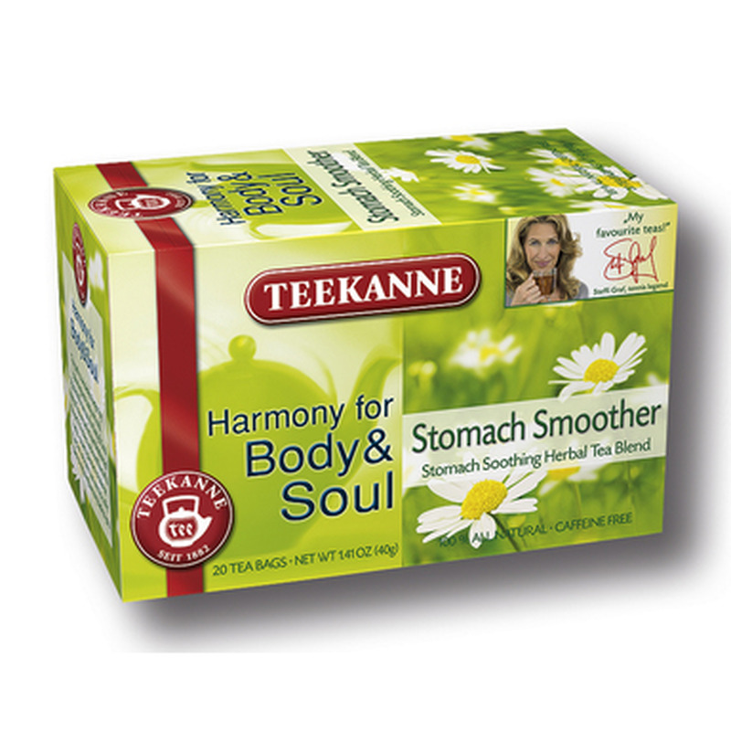 Taimetee Stomach Smoother niidiga kotis 20pk, TEEKANNE, 40 g