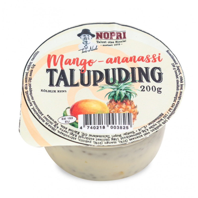 Talupuding mango-ananassi, NOPRI, 200 g