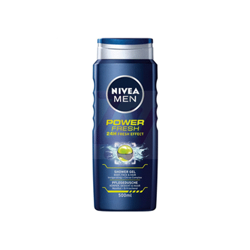 Dušigeel NIVEA MEN Power Fresh 500ml