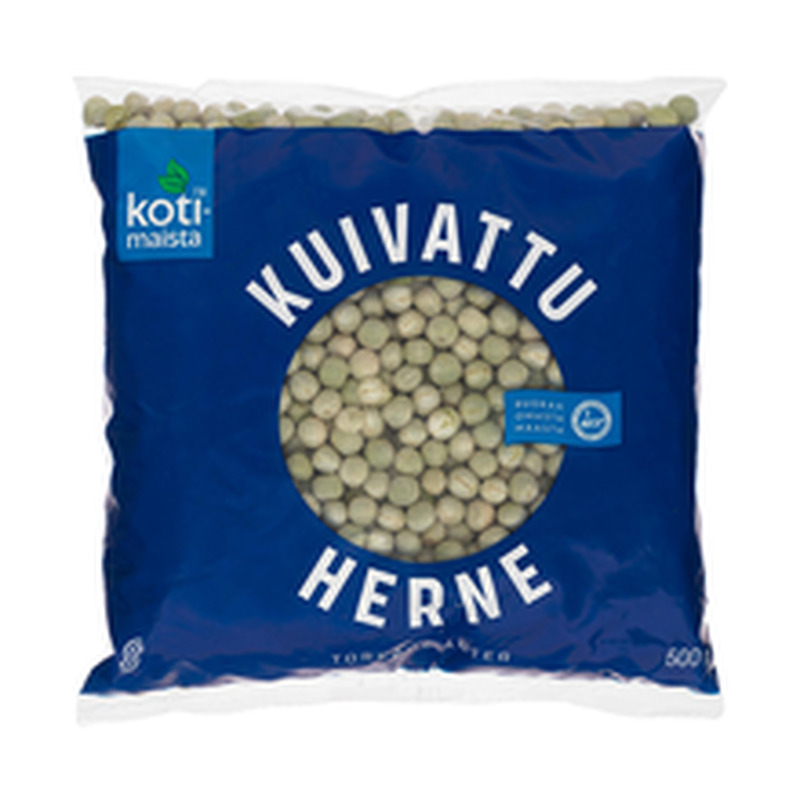 Kotimaista kuivatatud herned 500 g