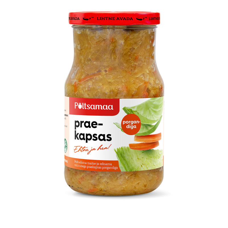 Praekapsas porgandiga, PÕLTSAMAA, 820 g