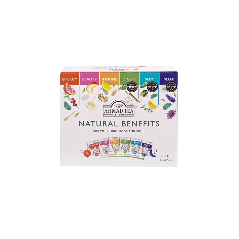 KAST 8 tk! Ahmad kinkekomplekt Natural Benefits 95g (6x10)