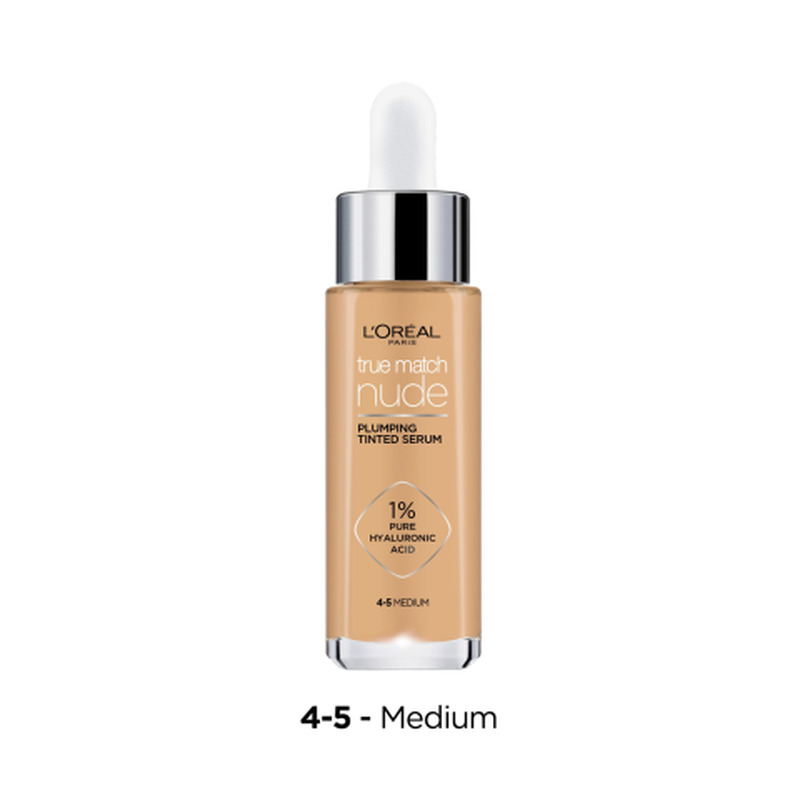 Jumestuskreem L’Oreal Paris Seerumiga True Match 4-5 Nude