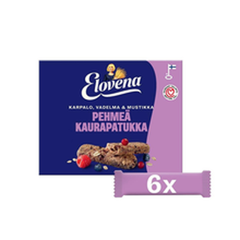 Jõhvika-vaaria-mustika-kaerabatoon 6x30 g