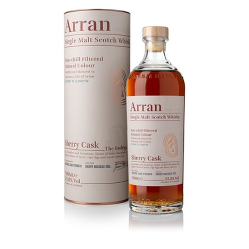 ARRAN Single Malt Sherry Cask Scotch whisky 55,8% 70cl (tuub)