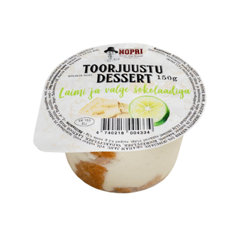 Toorjuustu dessert NOPRI laimi-v.š.150g