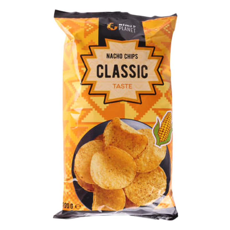 Maisikrõpsud Nacho Classic Rimi Planet 200g