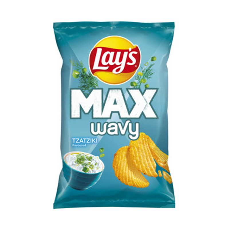 LAY'S Max Kartulikrõpsud tzatziki-maitselised 120g