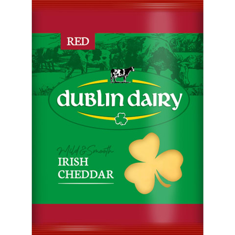 Juust Irish Cheddar Dublin Dairy Red viilutatud 140g