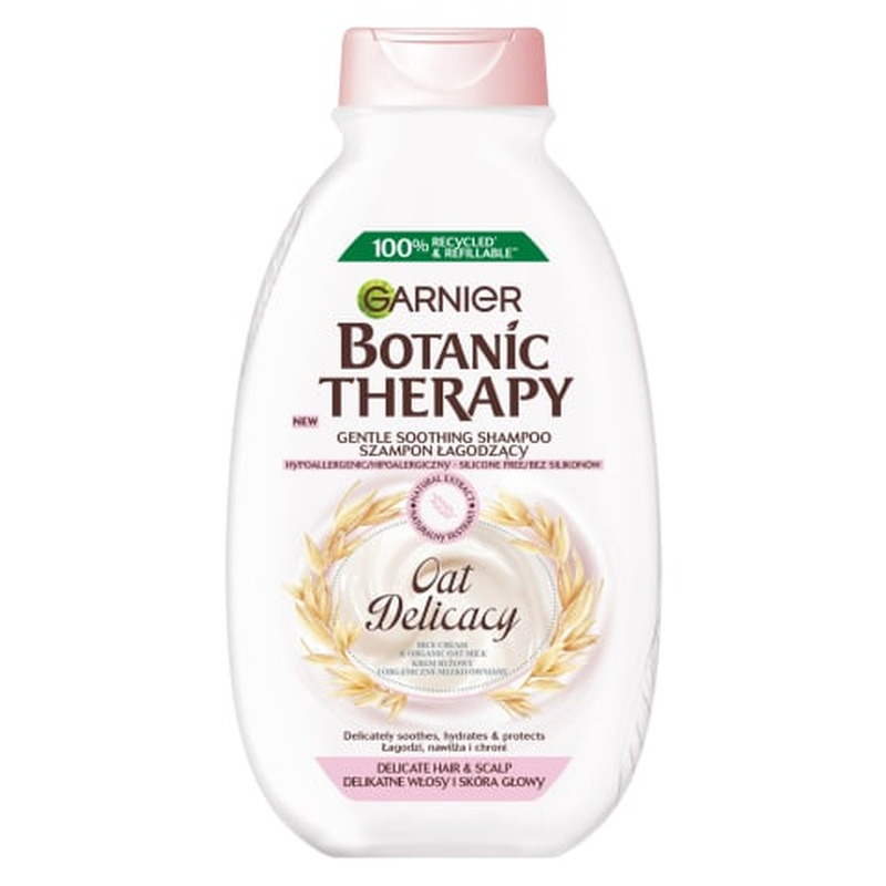 Šampoon Botanic Therapy Oat Delicacy, GARNIER, 400 ml