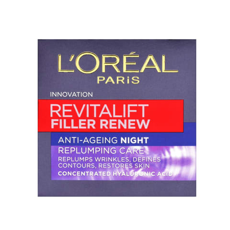 Öökreem L'Oreal Revitalift Filler 50ml