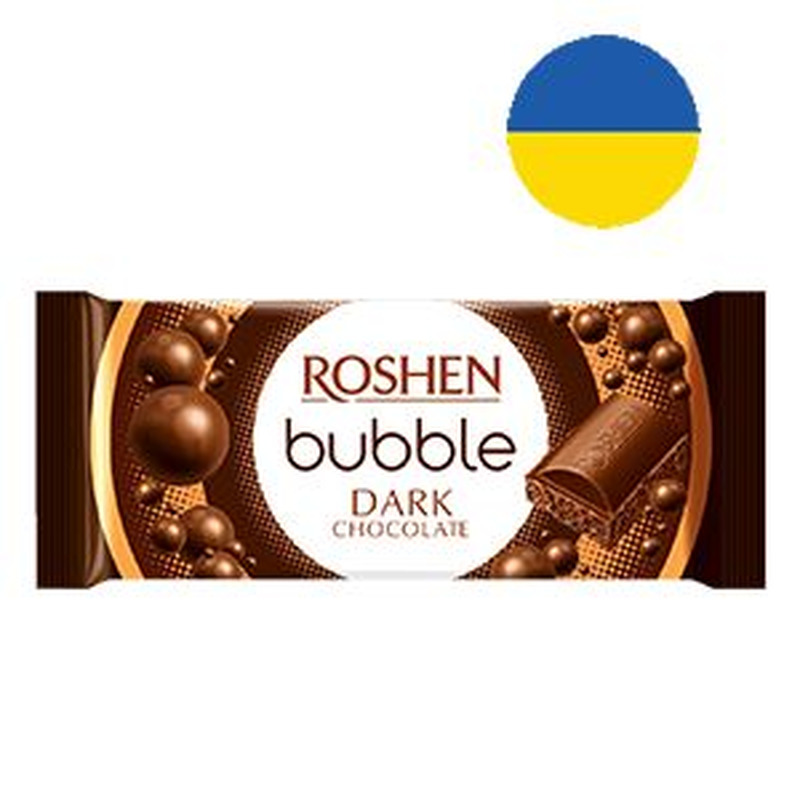 Roshen tume šokolaad Bubble 80g