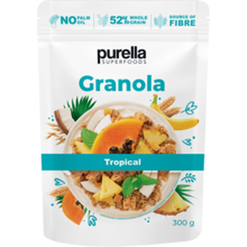 Purella Granola Tropical 300g