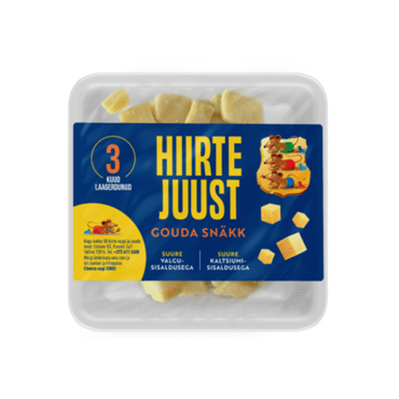 Juust snäkk Gouda HIIRTE JUUST, 175g