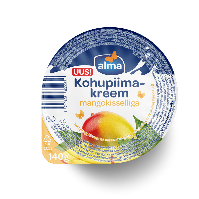 Kohupiimakreem mangokisselliga, VALIO ALMA, 140 g