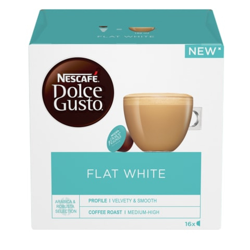 Kohvikapslid Flat White Dolce Gusto Nescafe 187.2g