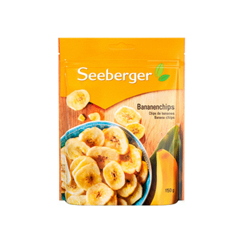 Kuivatatud banaani laast. SEEBERGER 150g