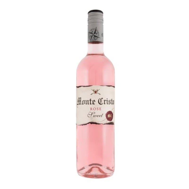 Aromatiseeritud puuviljavein Monte Cristo Rose 0,75l