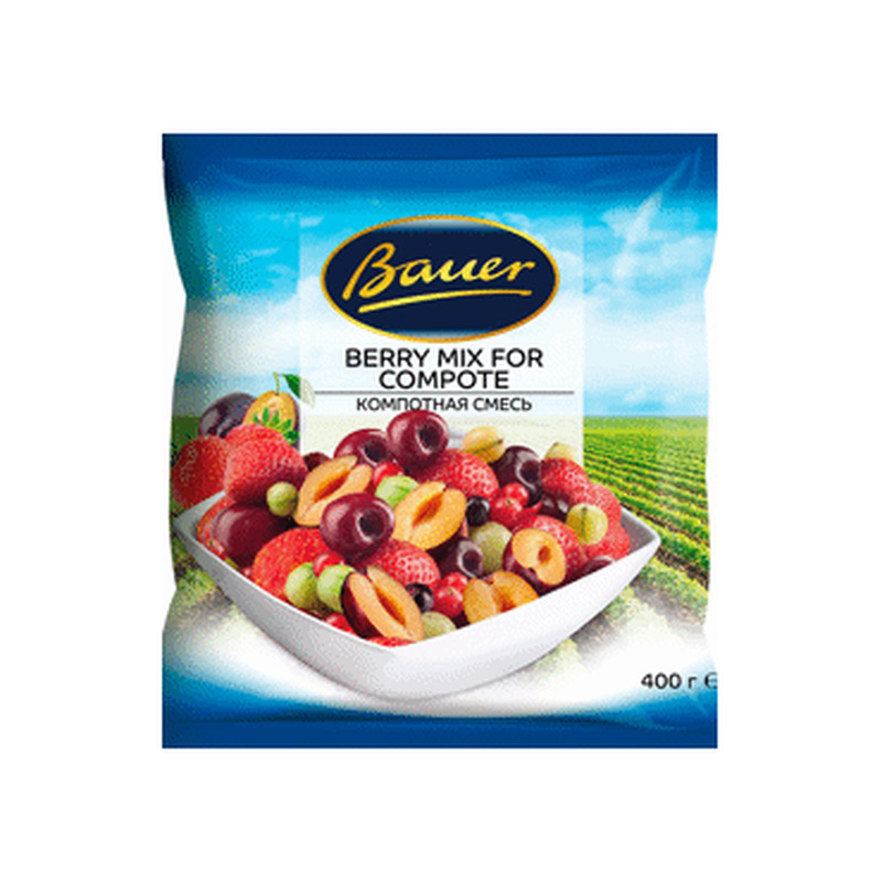 Külm.kompotiassorti BAUER, 400g