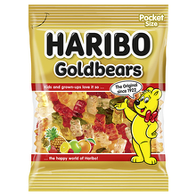 HARIBO Kuldkarud, kummikommid 175g