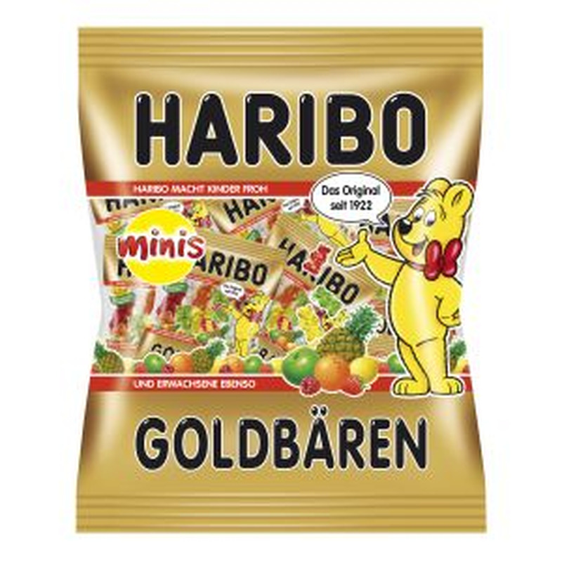 Haribo Mini Kuldkaru kummikomm 250g